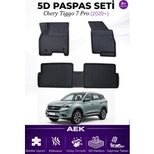 AEK Modern Chery Tiggo 7 Pro 2020+ Araca Özel Havuzlu "karbon" Paspas Takımı