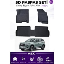 AEK Modern Chery Tiggo 7 Promax 2023+ Araca Özel Havuzlu "karbon" Paspas Takımı