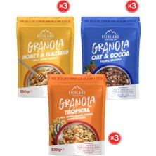 Richland Granola Serisi – 9’lu Set ( 9 Adet x 330 Gr)