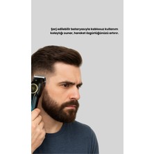 Astraltech Profesyonel Saç Kesme Makinesi – 2000 Mah Şarjlı, LCD Ekranlı