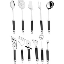 Birpa "black Silver Aura" Set 11 Parça Paslanmaz Çelik