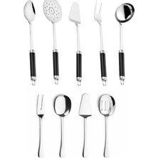 Birpa "black Silver Prestige Duo Collection" 9 Parça-Paslanmaz Çelik