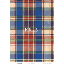 Lineart Krl3 Ekoseli 29*42 cm Pirinç Dekopaj