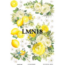 Lineart LMN18 Limon Desenli 29*42 Pirinç Dekopaj