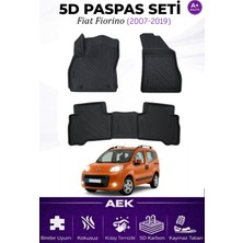 AEK Modern Fiat Fiorino 2007+ARACA Özel Havuzlu "karbon" Paspas Takımı