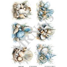 Lineart MRN173 Istiridye Desenli 29*42 cm Pirinç Dekopaj