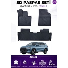 AEK Modern Byd Seal Udm-I 2023+ Araca Özel Havuzlu "karbon" Paspas Takımı