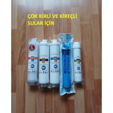 Netsu arıtma-Çok Kirli Ve Kireçli Sular için, Kapalı Kasa Su Arıtma Cihazı Filtresi,5 li Filtre Seti
