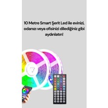 Astraltech 10 Metre Smart Şerit Led Bluetooth Telefon Kontrollü USB Enerjili