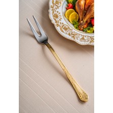 Acar Karat Star Gold Servis Çatalı - 30 cm