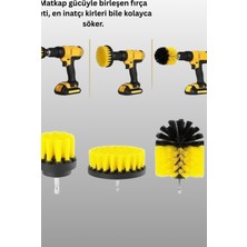 Astraltech Banyo ve Mutfak İçin Matkap Ucu Temizlik Fırçası 3’lü Set