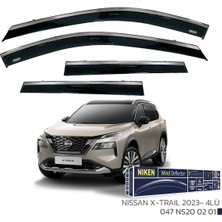 Nissan Xtrail Kromlu Cam Rüzgarlığı Niken 2023+ Sonrası Uyumlu