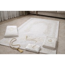 Mata Çeyiz Eftelya Nakışlı 5 Parça Seccade Takımı