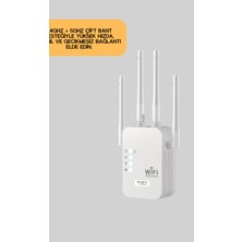 Astraltech Çift Bantlı Otomatik Kurulum WiFi Repeater Menzil Genişletici
