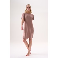 Etoile Bambu Kısa Kol Yazlık Kadın Elbise 26217-222