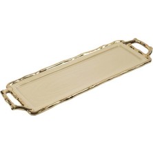 Mikasa Moor Krem Gold Uzun Tepsi/dekor 13X43CM