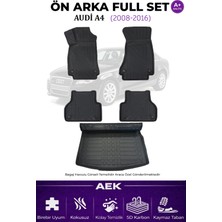AEK Modern Audi A4 2008-2015 5d Karbon Paspas Takımı +3d Pvc Bagaj Havuzu Set