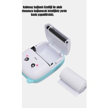 Astraltech Mini Termal Yazıcı Kablosuz Taşınabilir Bluetooth Bağlantılı 200 DPI