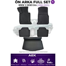 AEK Modern Bmw 3 Serisi E46 5d Karbon Paspas Takımı +3d Pvc Bagaj Havuzu Set