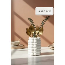 Zuri Design Beton Dekoratif Biblo Bohem Kaşıklık – Modern Tasarım 10 x 17