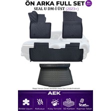 AEK Modern Byd Seal U-Dmi 2023+ 5d Karbon Paspas Takımı +3d Pvc Üst Bagaj Havuzu Set