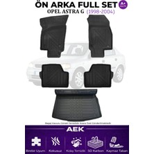 AEK Modern Opel Astra G Sedan 5d Karbon Paspas Takımı +3d Pvc Bagaj Havuzu Set