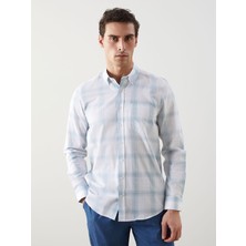 Lc Waikiki Yeni Sezon Regular Fit Uzun Kollu Ekose Poplin Erkek Gömlek