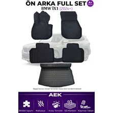 AEK Modern Bmw Ix1 2024+ 5d Karbon Paspas Takımı +3d Pvc Bagaj Havuzu Set