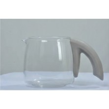 Arçelik K 3283 C Tiryaki Çay Makinesi Muadil Cam Demlik (Filtresiz*Kapaksız) - Gri