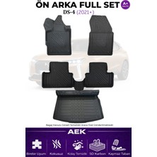 AEK Modern Ds4 2021+ 5d Karbon Paspas Takımı +3d Pvc Bagaj Havuzu Set