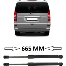 Cme Parts Mercedes Viano W639 2004-2013 Uyumlu Sağ + Sol Takım Bagaj Amortisörü 2 Adet 665MM A6399800364