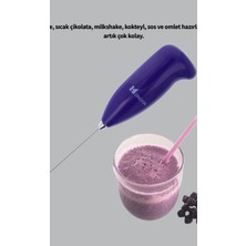 Astraltech Portatif Kahve Köpürtücü – Latte, Cappuccino, Milkshake ve Puding Yapıcı