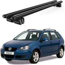 Today Auto Pençe  Volkswagen Polo (2001-2009) Uyumlu Siyah Ara Atkı 109CM Port Bagaj Tavan Barı