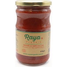 Raya Organik Organik Acı Biber Salçası - 610G