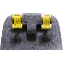 Kızılay Kuyumcusu 14 Ayar Altın Trabzon Hasırı Küpe 2.50GR KPE8631