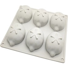 Silikon Pasta ve Kek Kalıbı - 3D Limon P6LI 80 x 56 x 46 Mmp