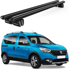 Today Auto Pençe Dacia Dokker (2012-2021) Uyumlu Siyah Ara Atkı 109CM Port Bagaj Tavan Barı