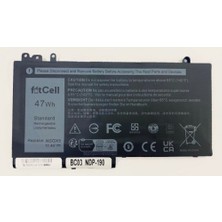 Fitcell Dell 05TFCY 5tfcy ,dell VY9ND 0VY9ND 3 Hücreli Uyumlu Laptop Notebook Batarya - Pil