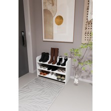 Piko 3 Katlı Ayakkabılık – Modern Tasarım, 9–12 Çift Kapasiteli