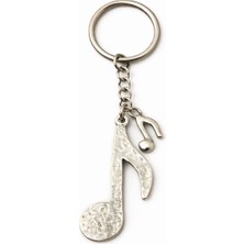 Herşey Nota Büyük Nota Figürlü Metal Anahtarlık – Minimal Tasarım