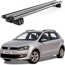 Today Auto Pençe  Volkswagen Polo (2009-2017) Uyumlu Gri Ara Atkı 109CM Port Bagaj Tavan Barı