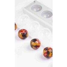 Silikon Pasta ve Kek Kalıbı - 3D Küre 48MM P5LI 48 x 48 x 48 Mmp