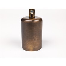 Retro Vitrini Dekoratif Metal Lale E27 Duy Eskitme Renk ve Demir Kablo Kilidi. (1 ADET)