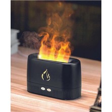 Golden Tech Ultrasonik Hava Nemlendirici Simülasyon 3D Alev Işığı Nemlendirici - Buhar Makinesi 230ML