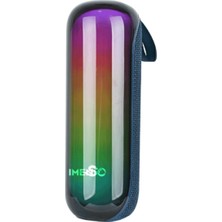 Golden Tech Bluetooth Speaker Kablosuz Hoparlör LED Işıklı Fm Radyolu Sd Kart ve USB Girişli Şarjlı Hoparlör