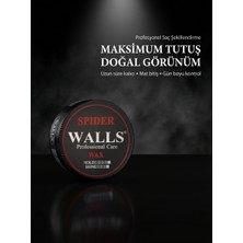 Walls Spider Efektli Tüm Saç Tipleri İçin Saç Şekillendirici Wax Maksimum Sertlik Parlak Görünüm 150 ml