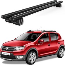 Today Auto Pençe Dacia Sandero (2013-2020) Uyumlu Siyah Ara Atkı 109CM Port Bagaj Tavan Barı