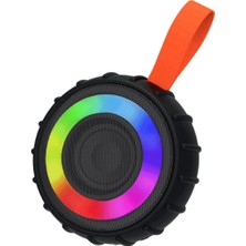 Golden Tech Bluetooth Hoparlör Rgb Işıklı Taşınabilir Mini Ses Bombası Radyo Özellikli