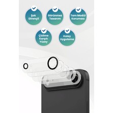 Blueo iPhone 17 Air Uyumlu Görünmez Darbe Emici Lens Modülü Koruma Filmi