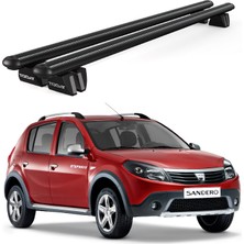 Today Auto Pençe Dacia Sandero (2008-2012) Uyumlu Siyah Ara Atkı 109CM Port Bagaj Tavan Barı